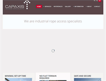 Tablet Screenshot of capaxis.com